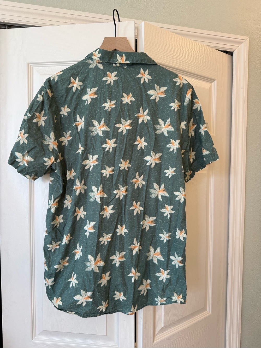 Volcom Warbler Regular Fit Cotton Button-Up Shirt size large - Picture 4 of 5